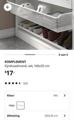 Komplement/pax fijndraadmand 100x35, Huis en Inrichting, Kasten | Overige, Ophalen, Gebruikt