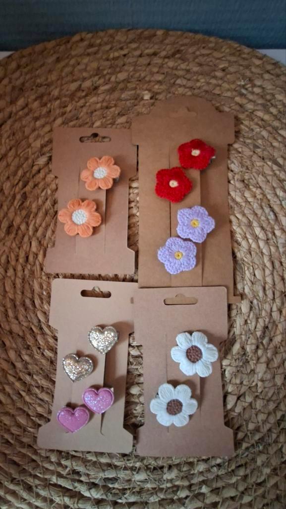 Haarknipjes set van 12, alligatorclips 2 cm handgemaakt, Kinderen en Baby's, Kindermode-accessoires, Nieuw, Ophalen of Verzenden