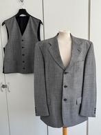 ZGAN > Grijze Colbert inclusief Gilet/ maat 50, Geen merk, Zo goed als nieuw, Grijs, Verzenden