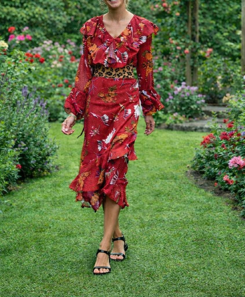 Tessa Koops rok viscose 36, Ophalen of Verzenden, Zo goed als nieuw, Maat 36 (S), Boven de knie