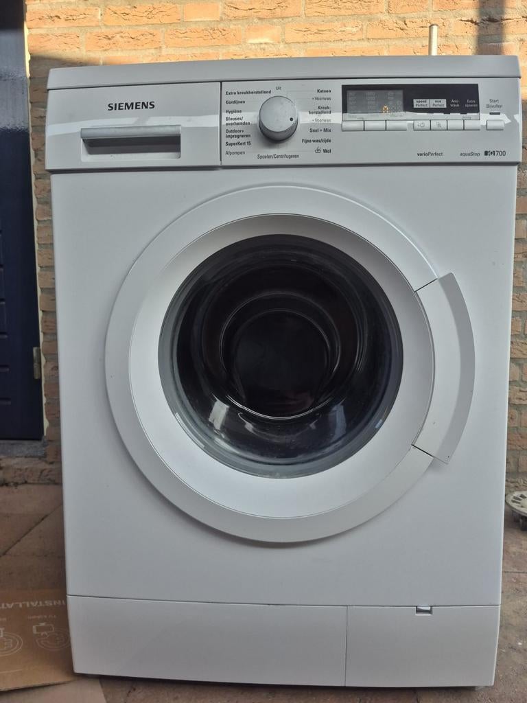 Siemens IQ 700 VarioPerfect, Ophalen, 6 tot 8 kg, Gebruikt, Energieklasse A of zuiniger