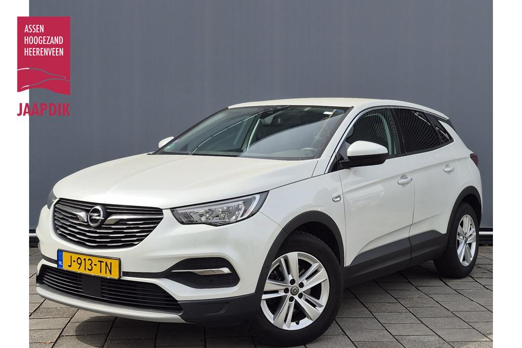Opel Grandland X BWJ 2020 | 1.2T 131PK Bus Executive | TREKH, Auto's, Voorwielaandrijving, 1199 cc, Leder en Stof, Wit