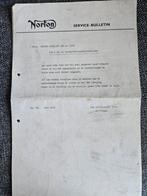 Norton Service Bulletins (5 stuks) - Juli 1973, Motoren, Verzenden, Overige merken