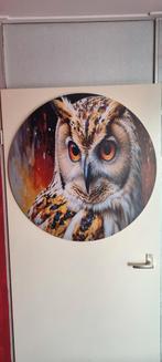 Uilen wanddecoratie groot en supermooi kwaa kleur, Antiek en Kunst, Ophalen of Verzenden