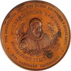 Nederland penning 1872 Den Briel 300 jaar Oranje EF, Ophalen of Verzenden, Overige materialen, Nederland