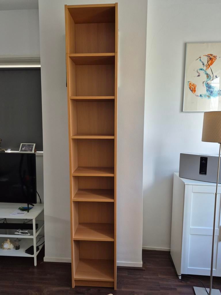 Ikea Billy Boekenkast met extra bovendeel, Ophalen, Met plank(en), Minder dan 50 cm, Gebruikt