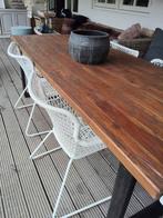 Eettafel, Gebruikt, Teakhout, 200 cm of meer, Vijf personen of meer