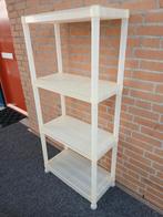 Kunststof  stellingkast  hoog 1.30  br 60 diep  30 cm, Ophalen, Zo goed als nieuw