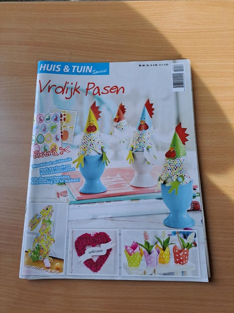Vrolijk Pasen Huis & Tuin Knutsel Magazine, Gebruikt, Meerkleurig, Ophalen of Verzenden, Pasen