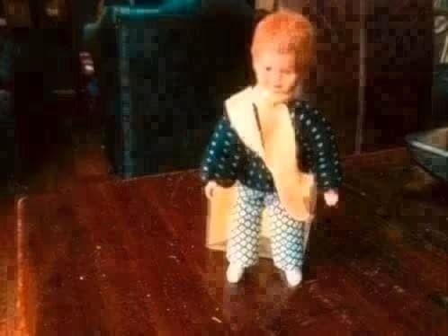 poppenhuis miniaturen caco popje jongen nr 31, Ophalen of Verzenden, Zo goed als nieuw, Poppenhuis