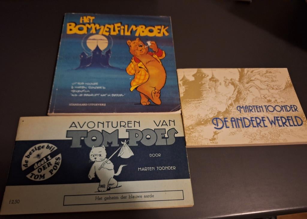 3x Tom Poes, Meerdere stripboeken, Ophalen of Verzenden, Gelezen