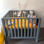 TWF Timo Box grijs - Inclusief matras., Ophalen, Gebruikt, Vierkant, In hoogte verstelbaar