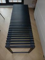 Decoratief houten bankje - Zwart (100x35x46cm), Ophalen, Gebruikt, Zwart, Hout