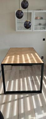 Rdbwood tafel te koop 160 x 90, Ophalen, 50 tot 100 cm, Rechthoekig, Metaal