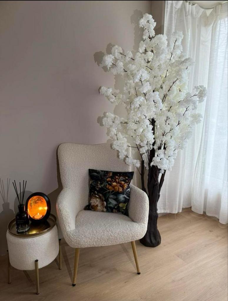 Prachtige kunst bloesembomen in wit of roze 180cm en 200 cm, Huis en Inrichting, Woonaccessoires | Kunstplanten en Kunstbloemen