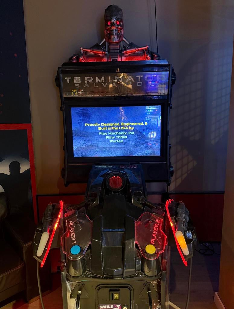 Terminator Salvation Arcade Kast - Schietspel, Verzamelen, Automaten | Overige, Ophalen, Gebruikt
