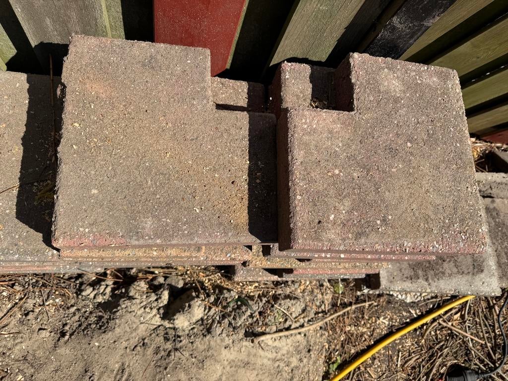 Zeker 20 m3 vrolijke steentjes, Tuin en Terras, Ophalen, Gebruikt, 10 m² of meer, Beton
