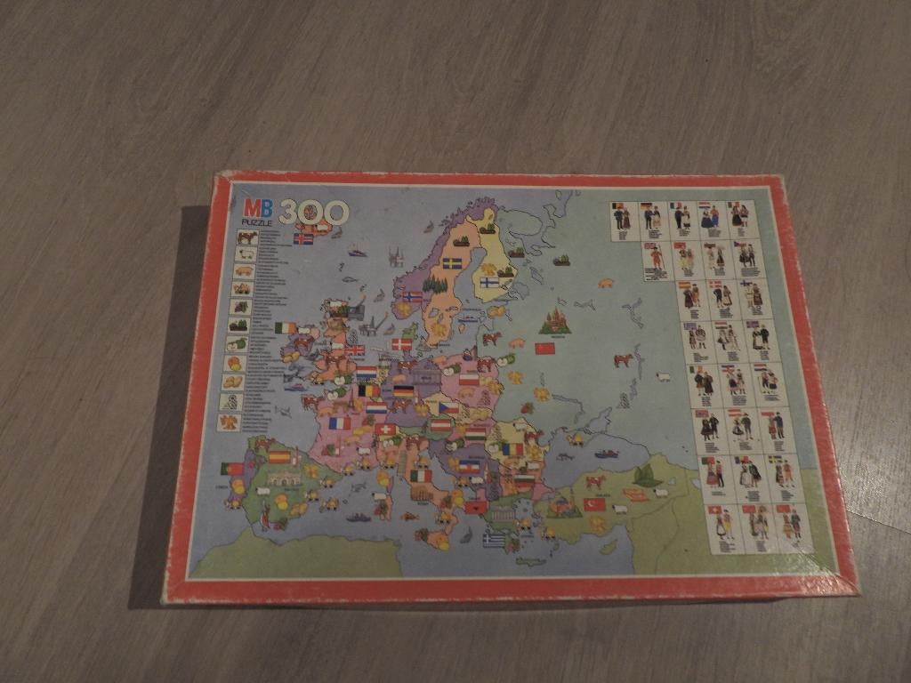 Puzzel Europa, Ophalen of Verzenden, Meer dan 50 stukjes, 6 jaar of ouder