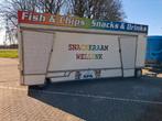 Snackwagen verkoopwagen schamelwagen 7 mtr, Ophalen of Verzenden