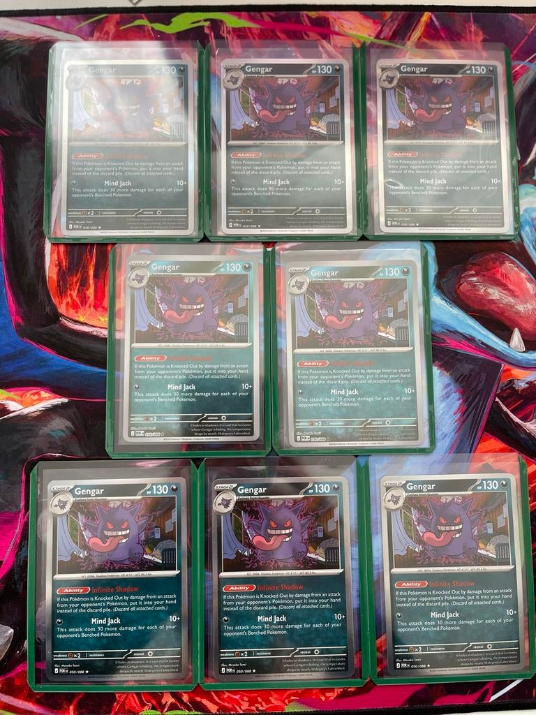 8x Gengar 50/88 HOLO & REVERSE HOLO Pokémon kaarten, Verzamelen, Ophalen, Zo goed als nieuw