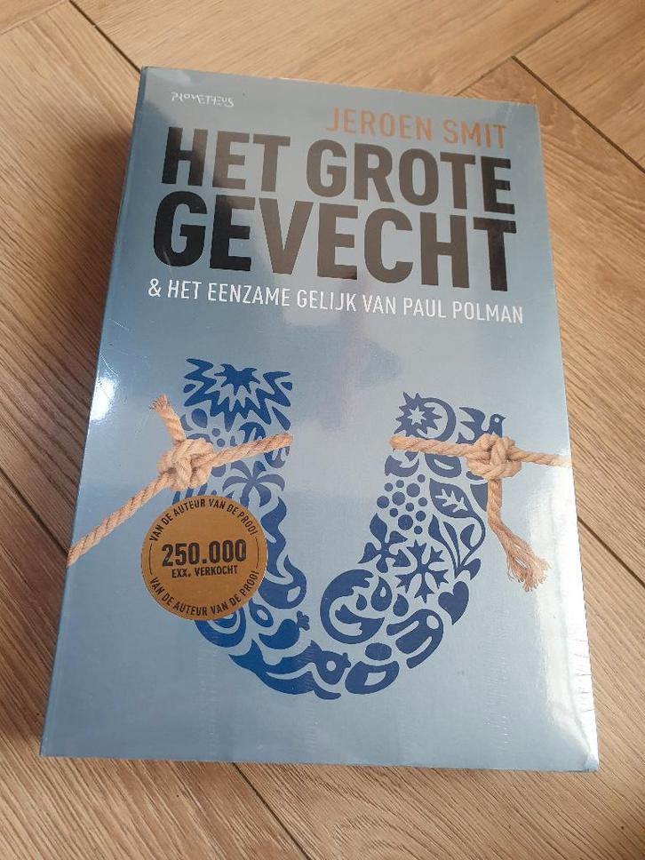 Het grote gevecht Jeroen Smit leiderschap boek, Boeken, Economie, Management en Marketing, Nieuw, Management, Ophalen of Verzenden