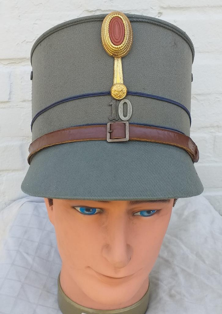 Nederlands kepie Infanterie kompleet van voor 1940 met maker, Verzamelen, Militaria | Tweede Wereldoorlog, Ophalen of Verzenden