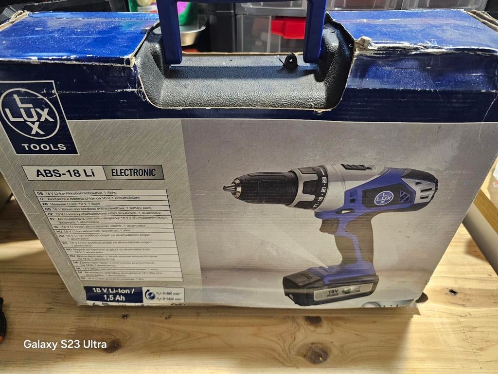 18v Accu Boorschroevendraaier, Ophalen of Verzenden, Nieuw, Boor- en Schroefmachine