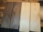 Zebrano, Black Walnut, Fraké, Essen, Doe-het-zelf en Verbouw, Hout en Planken, Minder dan 25 mm, Nieuw, Ophalen of Verzenden, Plank