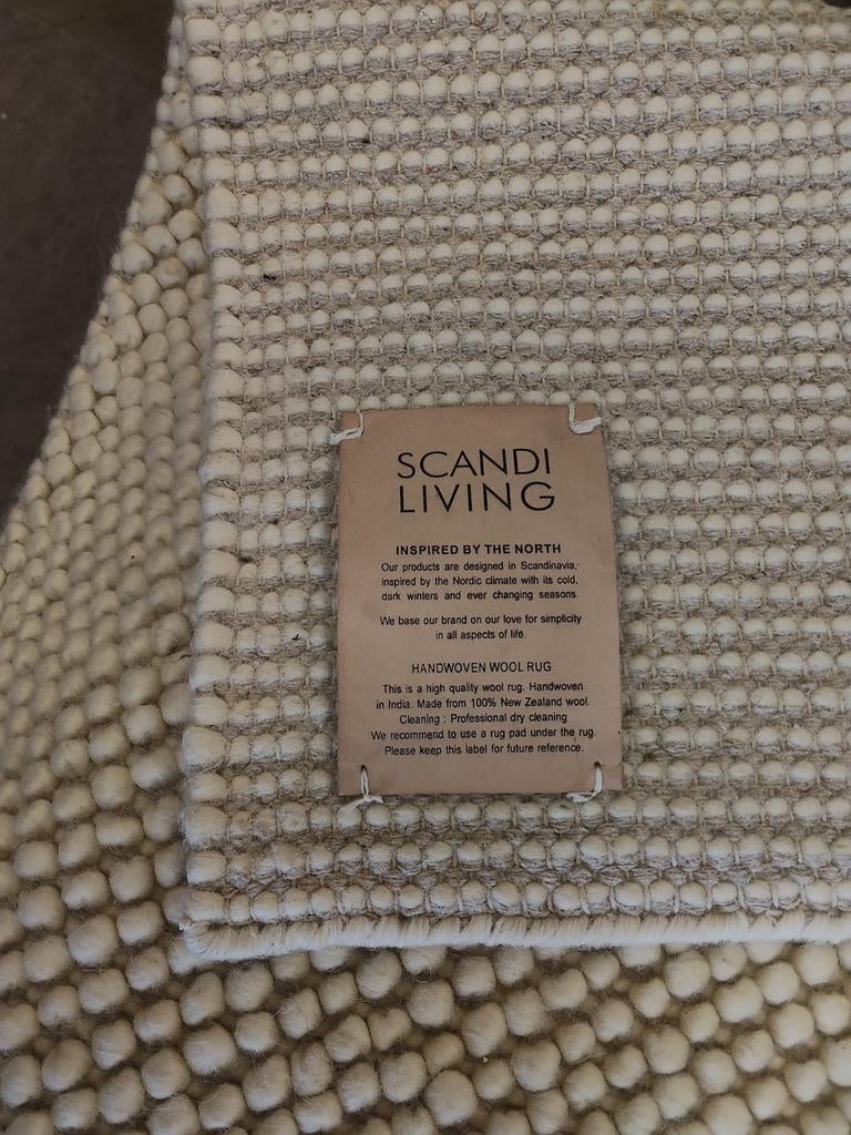 Scandi living vloerkleed, Huis en Inrichting, Stoffering | Tapijten en Kleden, Ophalen, 200 cm of meer, Rechthoekig, Nieuw