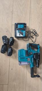 Accu boor/breekhamer met hepafilter 4 accu's en snellader, Doe-het-zelf en Verbouw, Gereedschap | Boormachines, Ophalen of Verzenden