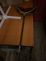 Zitstoeltje voor in de grond te prikken, Gebruikt, Bruin, Leer, Ophalen of Verzenden