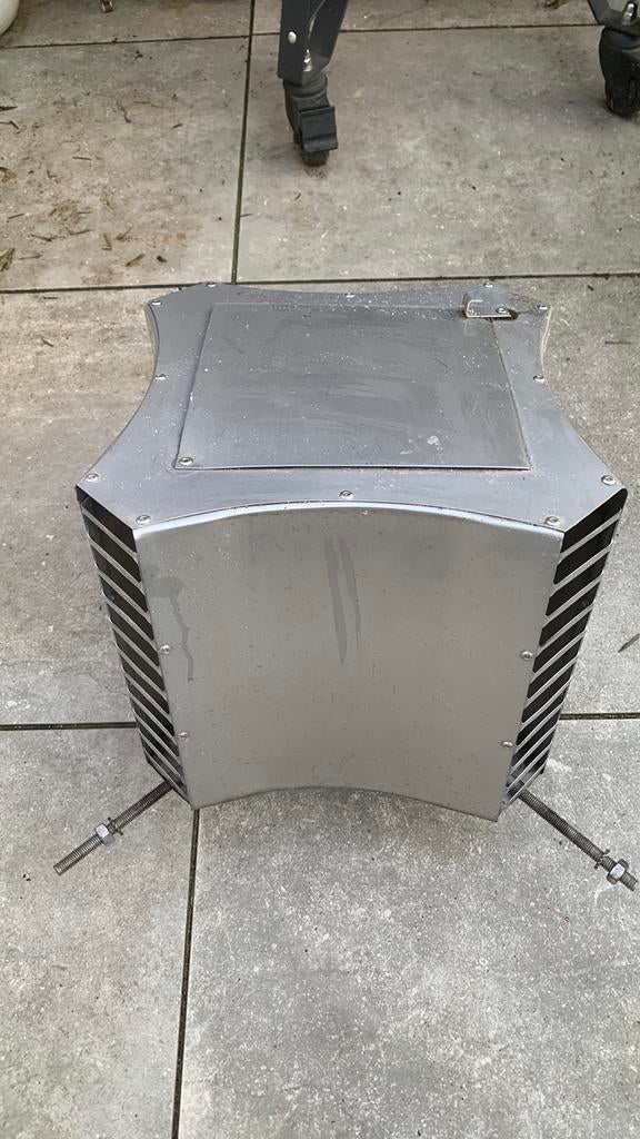 RVS trekkap, Ophalen of Verzenden, Zo goed als nieuw, Hout, Overige soorten