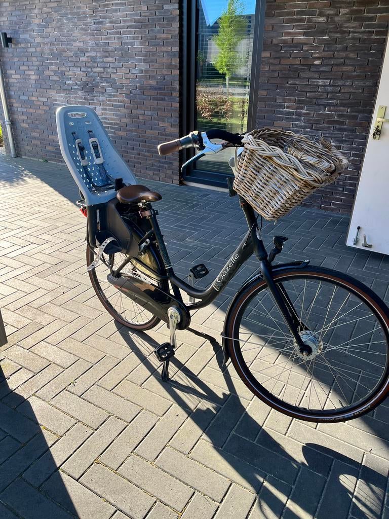 Gazelle Bloom 53 mamafiets met achterzitje, Fietsen en Brommers, Fietsen | Dames | Damesfietsen, Ophalen, Gazelle, Trommelrem