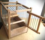 Vogelkooi~Antiek Houten Vogelkooitje echt gebruikt, Antiek en Kunst, Ophalen of Verzenden