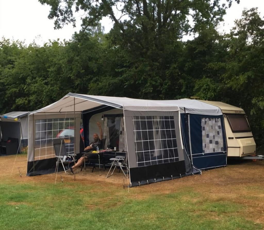 Voortent Caravan, Ophalen