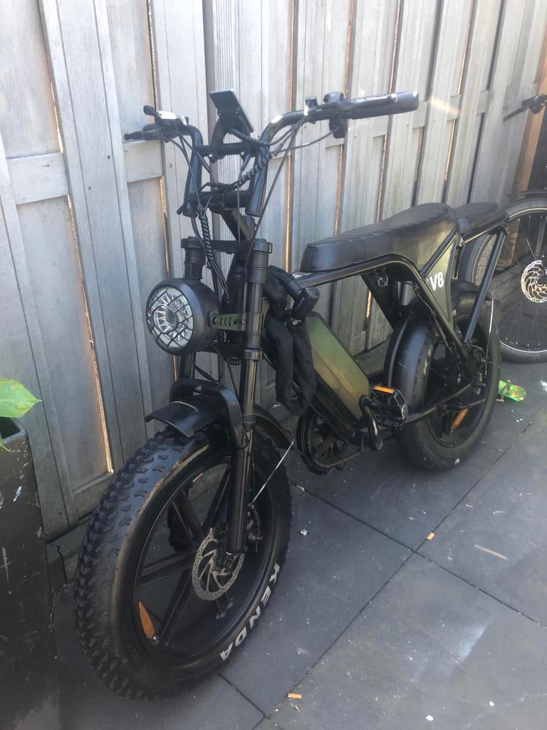 Ouxi V8 Fatbike - Full Option, Overige merken, Ophalen of Verzenden, Zo goed als nieuw, Minder dan 47 cm
