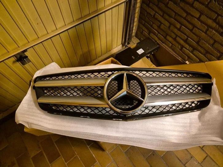 Mercedes-Benz C-Klasse W204 Grille met Ster, Auto-onderdelen, Carrosserie en Plaatwerk, Bumper, Mercedes-Benz, Voor, Gebruikt