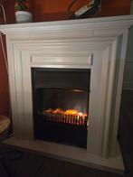Electrische openhaard / schouw wandhaard met warmte, Huis en Inrichting, Haarden, Ophalen, Vrijstaande haard, Elektrische haard