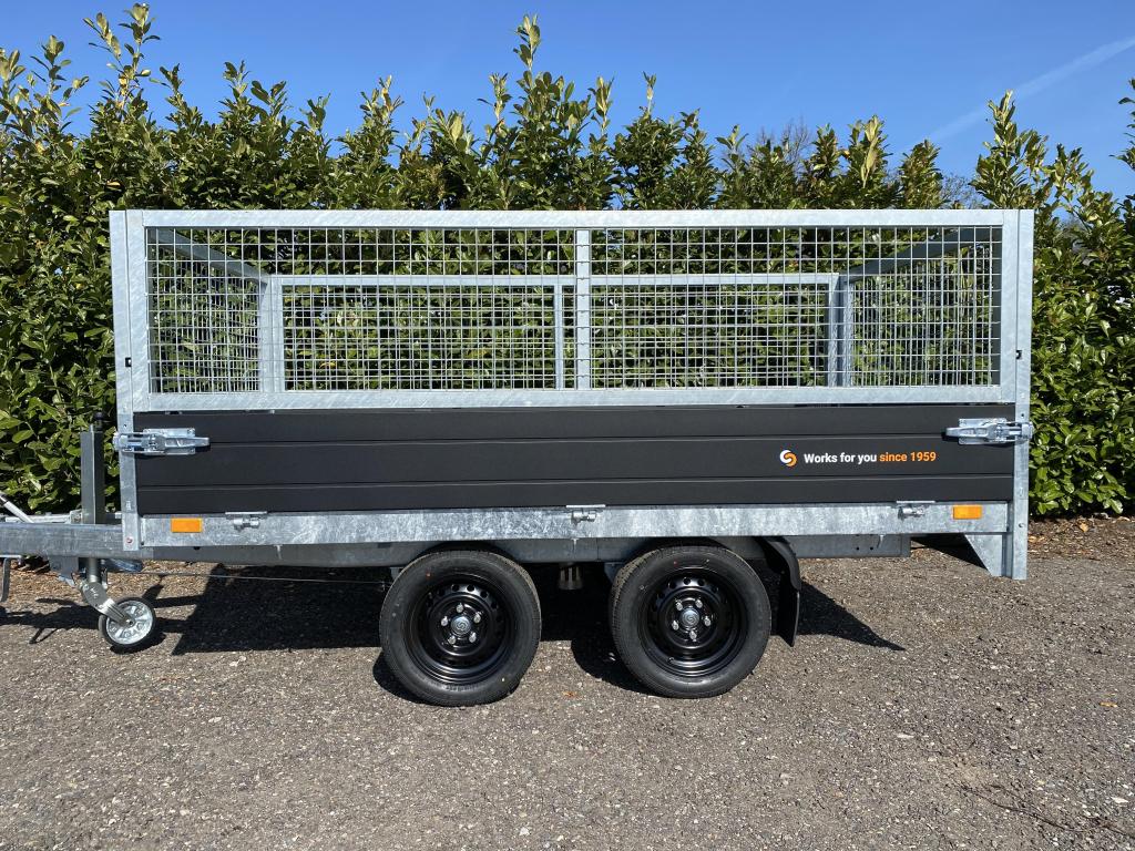 NIEUW Saris Elektrische kipper Black-Edition + Loofrekken, Auto diversen, Aanhangers en Bagagewagens, Niet ingevuld, Nieuw, Niet ingevuld