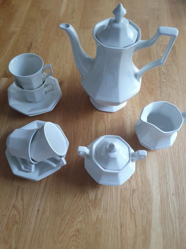 11 delig koffieservies, Ophalen of Verzenden, Porselein, Overige stijlen, Kop(pen) en/of Schotel(s)