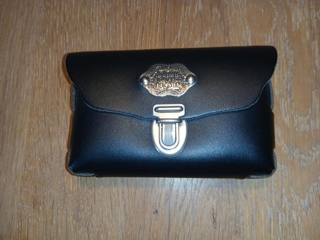 leren motortasje / toolbag zgan, Ophalen of Verzenden, Zo goed als nieuw