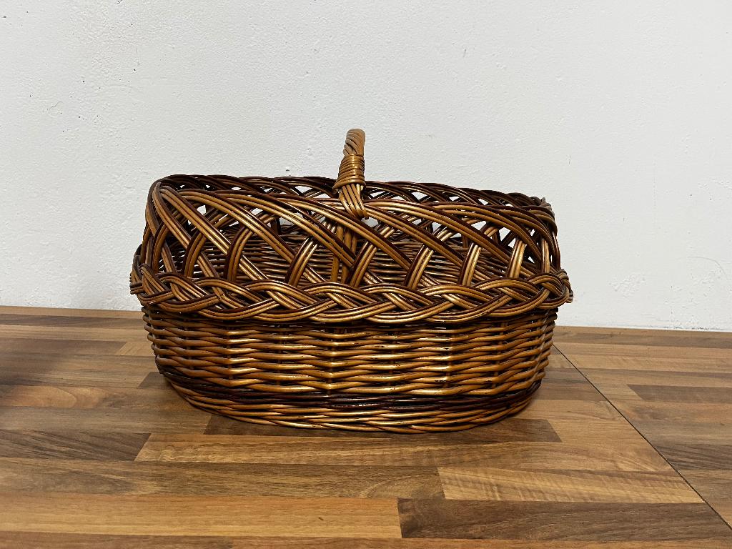 Rieten boodschappenmand, Ophalen of Verzenden, Huis en Inrichting