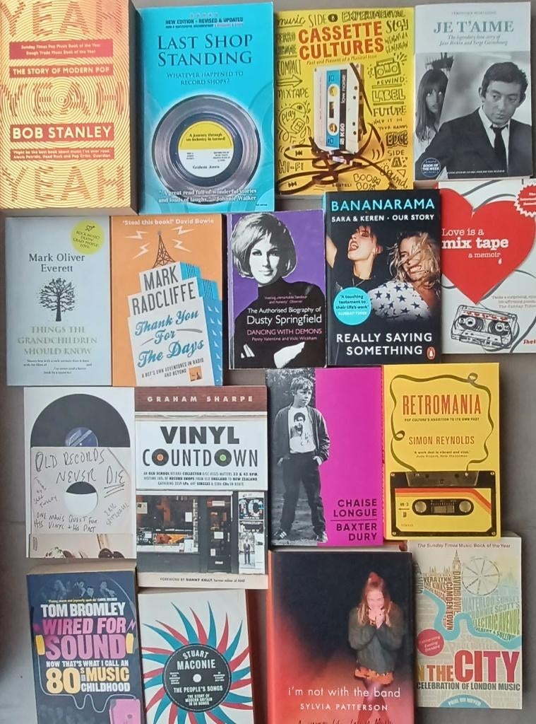 17 Engelstalige boeken over popmuziek// in goede staat //, Boeken, Muziek, Verzenden, Zo goed als nieuw, Artiest