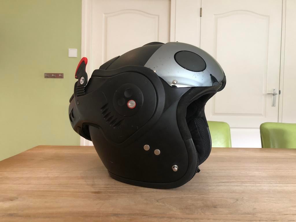 Roof Boxer - XL - Iridium / Spiegel, Motoren, Kleding | Motorhelmen, Overige merken, Systeemhelm, XL, Ophalen of Verzenden