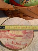 Zeer oude brocante poederdoosje zeilbootmotief, Frankrijk, Ophalen of Verzenden