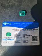 Groene smaragd steen 13.79 x 11.29 x7.29, Nieuw, Ophalen of Verzenden, 17 tot 18, Dame