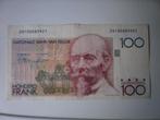 België - 100 Frank - Bankbiljet, Verzenden, België, Los biljet