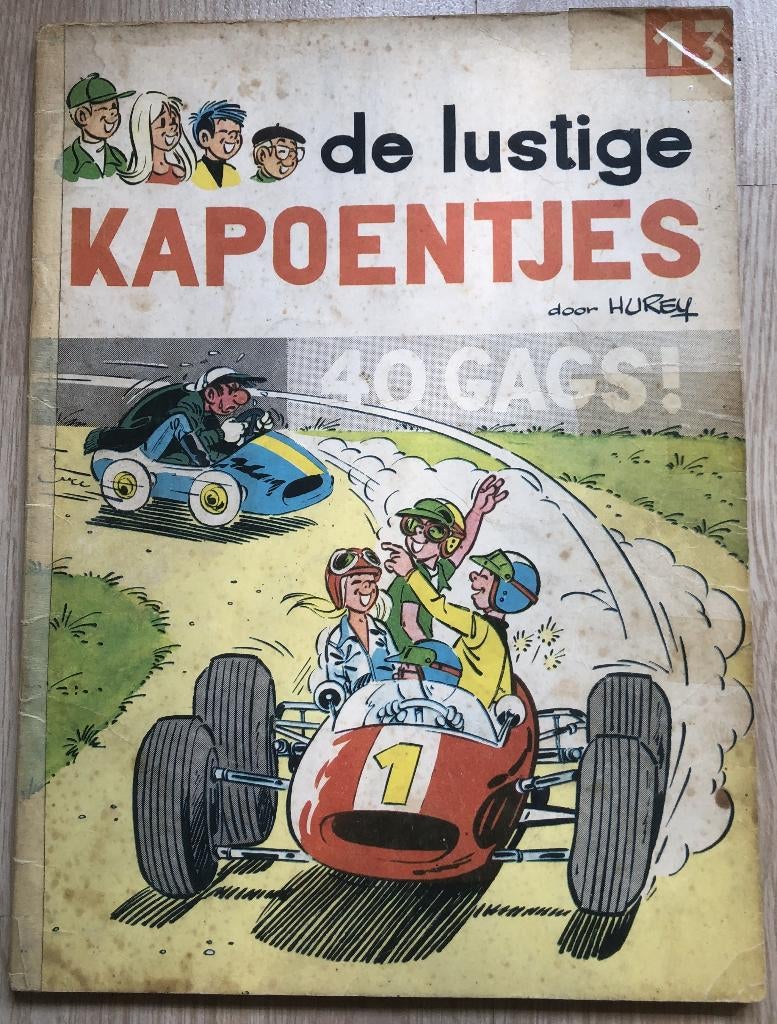 HUREY - DE LUSTIGE KAPOENTJES - 40 GAGS! - 1967, Eén stripboek, Ophalen of Verzenden, Zo goed als nieuw