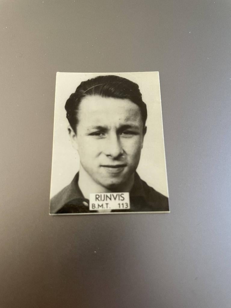 Voetbal verzamel plaatje Rijnvis, Verzamelen, Ophalen of Verzenden, Zo goed als nieuw, Overige binnenlandse clubs, Poster, Plaatje of Sticker