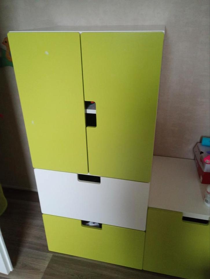 IKEA Stuva Kast - Groen/Wit, Huis en Inrichting, Kasten | Kledingkasten, Gebruikt, 100 tot 150 cm, 100 tot 150 cm, 25 tot 50 cm